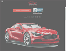 Tablet Screenshot of paivasautodetailing.net